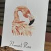Carte Aquarelle Flamant Rose – Création Artisanale Française – A6 et A5